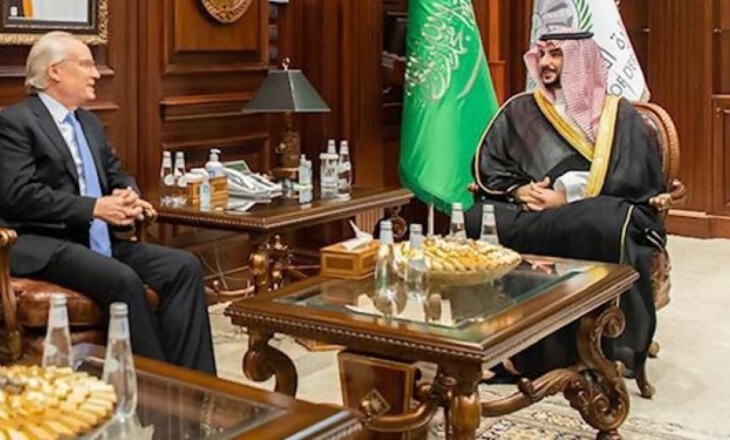 معاون وزیر دفاع عربستان با فرستاده آمریکا در امور یمن دیدار کرد