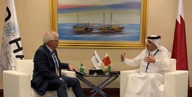 رایزنی وزیر خارجه قطر با جوزف بورل درباره توافق هسته ای ایران