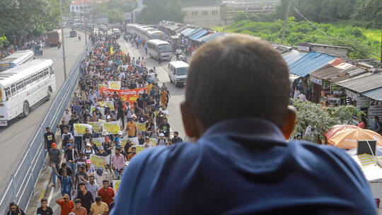 حمله معترضان به مقر ریاست جمهوری سریلانکا
