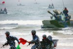 تایپه: ارتش چین در حال شبیه سازی حمله نظامی  به تایوان است