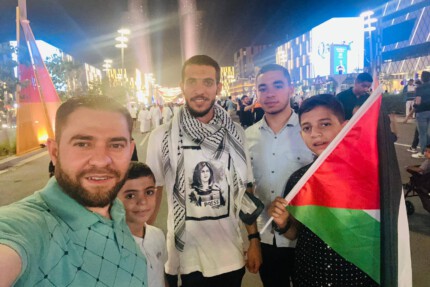 فعالیت گروههای حامی فلسطین در جام جهانی قطر