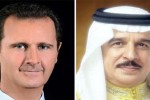 پادشاه بحرین با بشار اسد گفتگو کرد