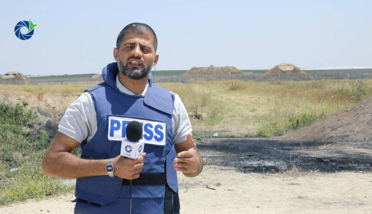 خبرنگار نگاه نو در غزه