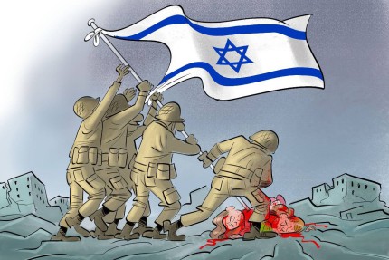 کاریکاتور اختصاصی نگاه نو/فلسطین در آیینه تصویر