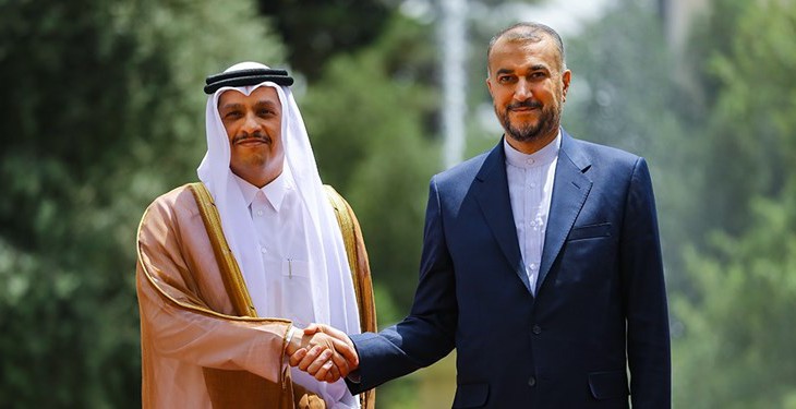 دیدار امیرعبداللهیان با نخست‌ وزیر و وزیر خارجه قطر