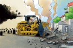 کاریکاتور- اعتراضات فرانسه و مکرون