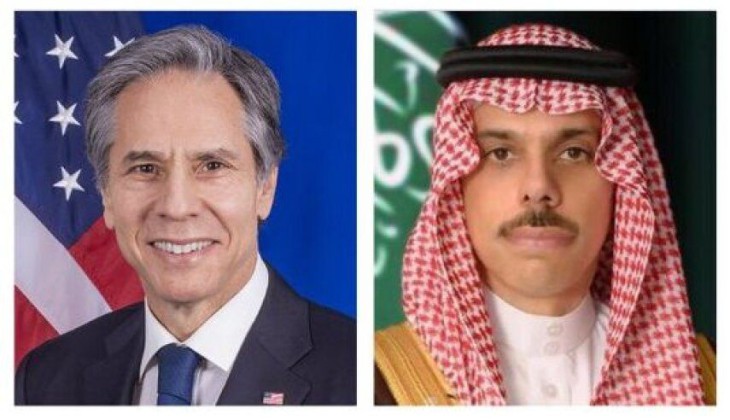 وزیران خارجه آمریکا و عربستان درباره تحولات منطقه رایزنی کردند