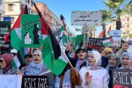 تظاهرات دهها هزار نفری و درخواست قطع رابطه با رژیم صهیونیستی