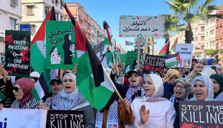 تظاهرات دهها هزار نفری و درخواست قطع رابطه با رژیم صهیونیستی