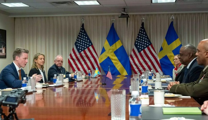آمریکا و سوئد اولین توافق همکاری نظامی دوجانبه را امضا کردند