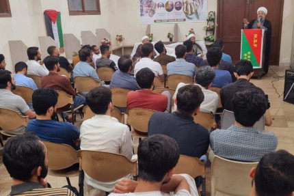 همایش سازمان دانشجویی ” ناگار” در کراچی پاکستان برای ابراز همبستگی با مردم فلسطین