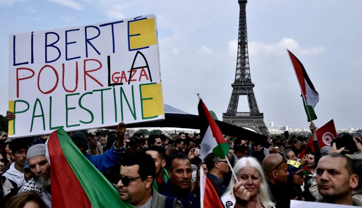 فرانسه برای ابراز همبستگی با فلسطینیان محدودیت اعمال کرده است