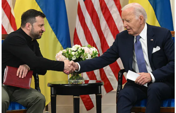 اوکراین و آمریکا، توافق امنیتی ۱۰ ساله امضا می‌کنند