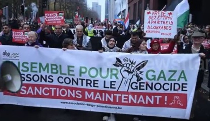 تظاهرات‌ کنندگان خواستار محاصره نظامی رژیم صهیونیستی شدند